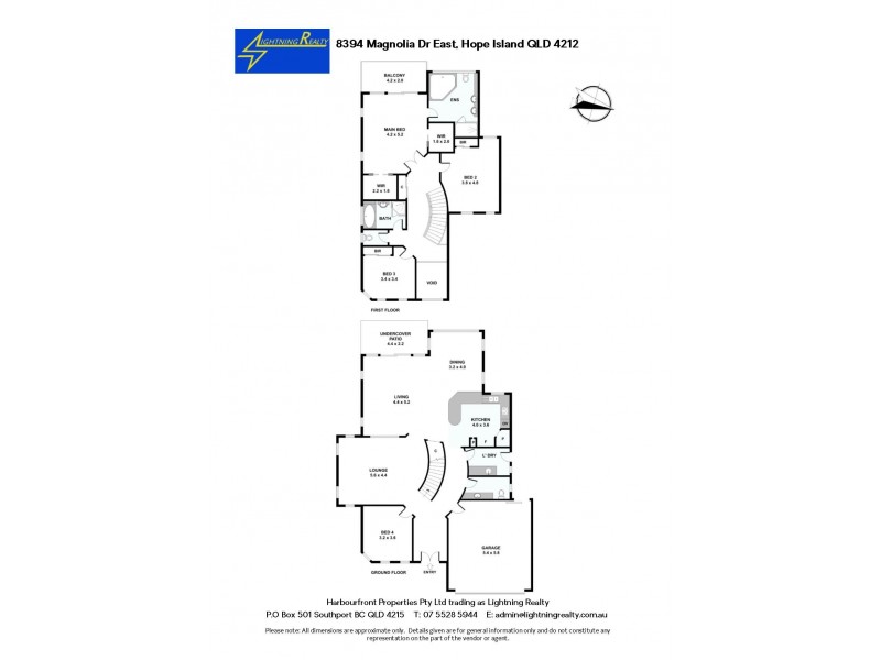 8394 Magnolia Drive East, Hope Island QLD 4212 Floorplan