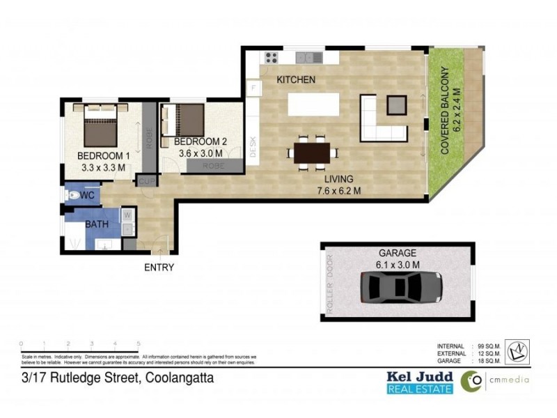 3/17 Rutledge Street, Coolangatta QLD 4225 Floorplan