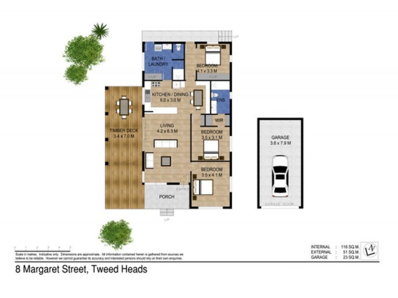 8 Margaret Street, Tweed Heads NSW 2485 Floorplan