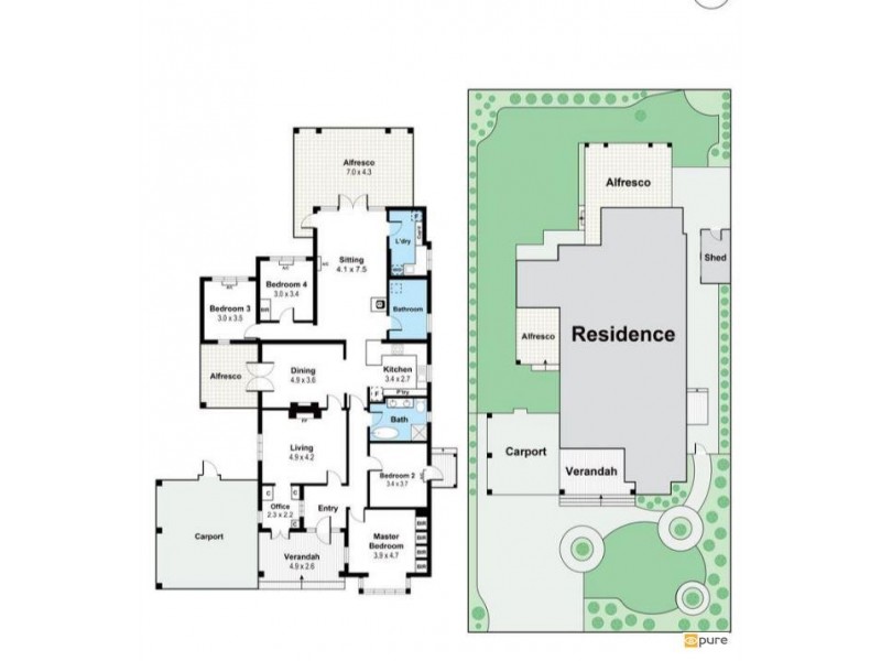 19 Bernard Street, Claremont WA 6010 Floorplan