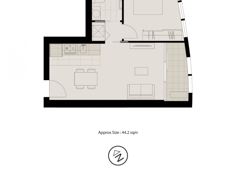 1913/9 Power Street, Southbank VIC 3006 Floorplan