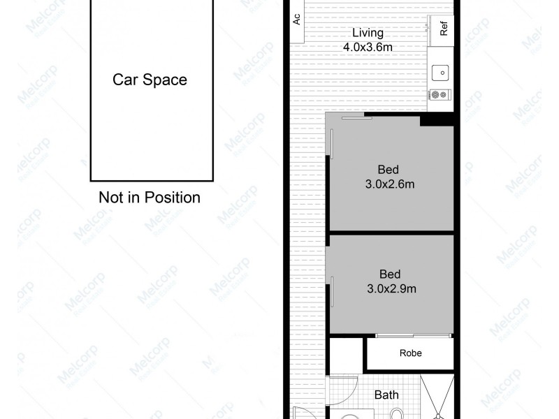1808/25 Therry Street, Melbourne VIC 3000 Floorplan