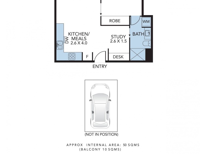 3306/601 Little Lonsdale Street, Melbourne VIC 3000 Floorplan