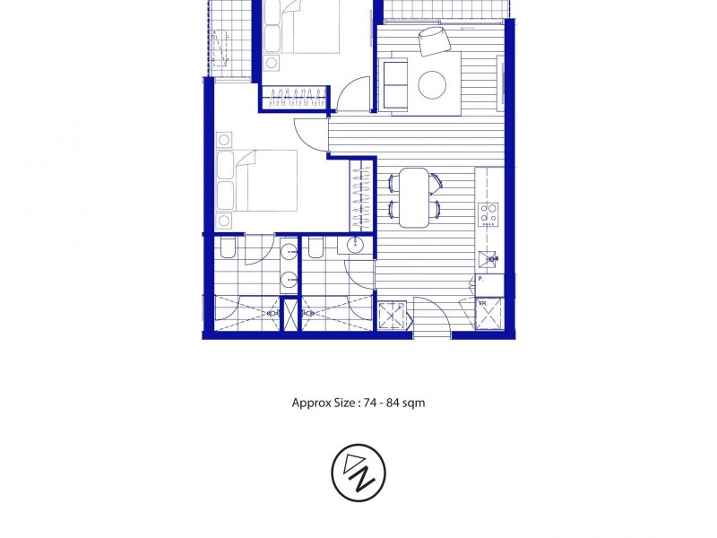 3814/2 Connam Street, Clayton VIC 3168 Floorplan