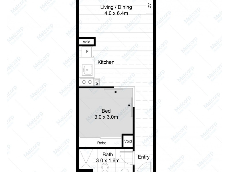 2112/25 Therry Street, Melbourne VIC 3000 Floorplan