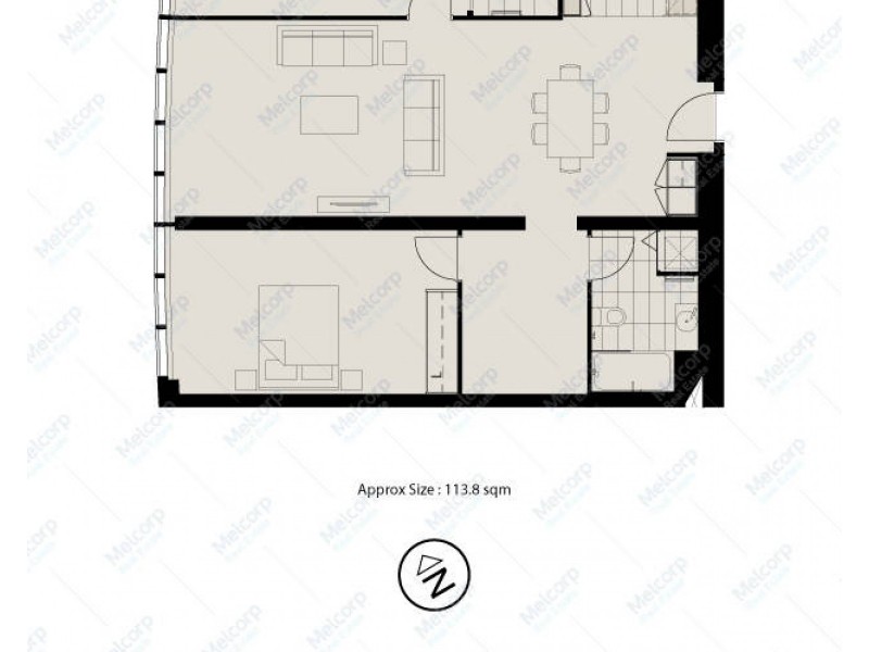 4903/35 Queensbridge Street, Southbank VIC 3006 Floorplan