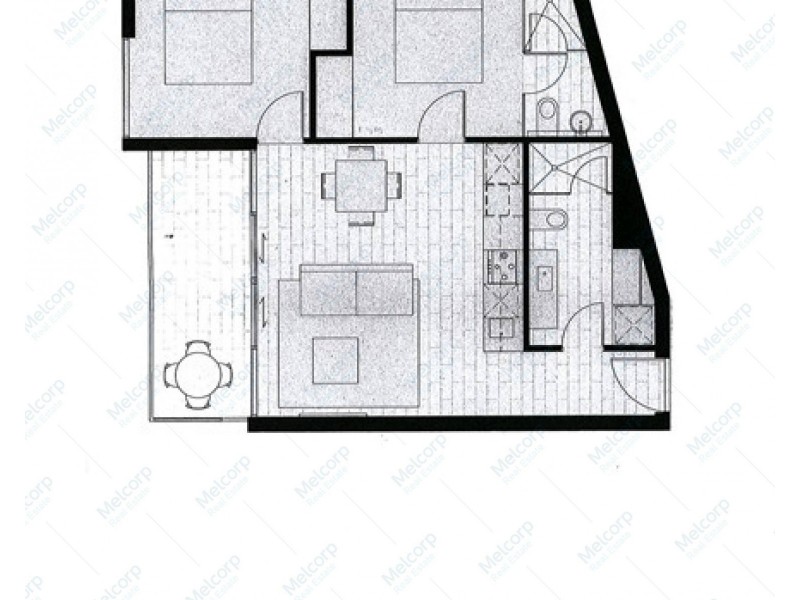 1408/673 La Trobe Street, Docklands VIC 3008 Floorplan