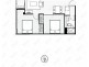 1408/11 Rose Lane, Melbourne VIC 3000 Floorplan