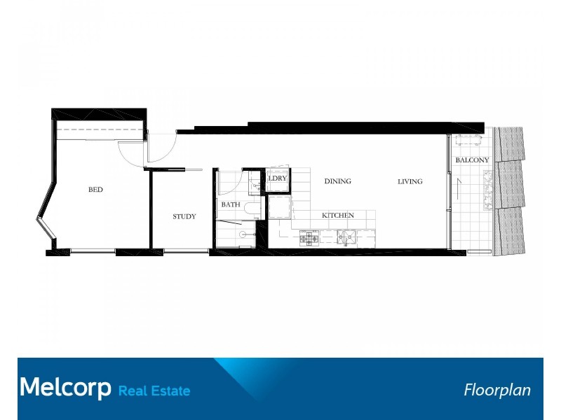 1108/151 Berkeley Street, Melbourne VIC 3000 Floorplan