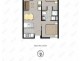 1708/8 Franklin Street, Melbourne VIC 3000 Floorplan