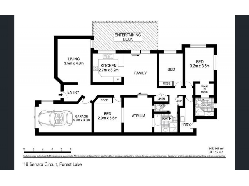 18 Serrata Circuit, Forest Lake QLD 4078 Floorplan