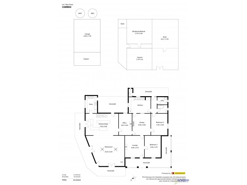 1 Main Street, Cambrai SA 5353 Floorplan
