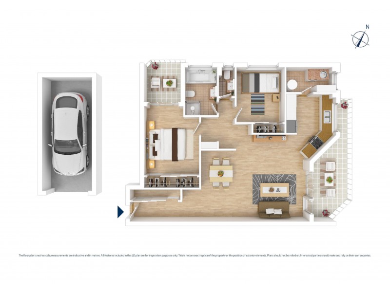 2/14 New Street, North Parramatta NSW 2151 Floorplan