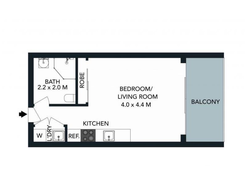 102w/138 Carillon Avenue, Newtown NSW 2042 Floorplan