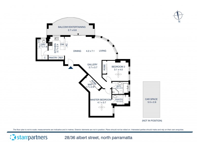 28/36 Albert Street, North Parramatta NSW 2151 Floorplan