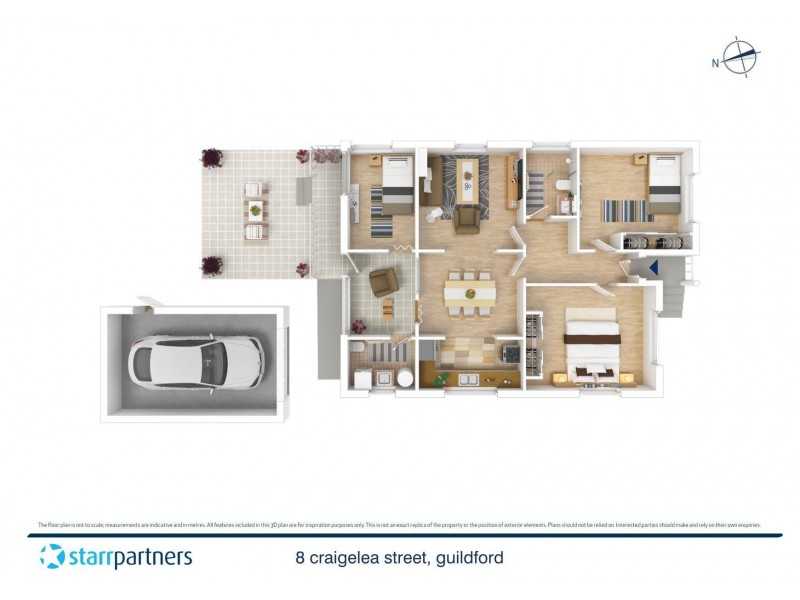 8 Craigelea Street, Guildford NSW 2161 Floorplan