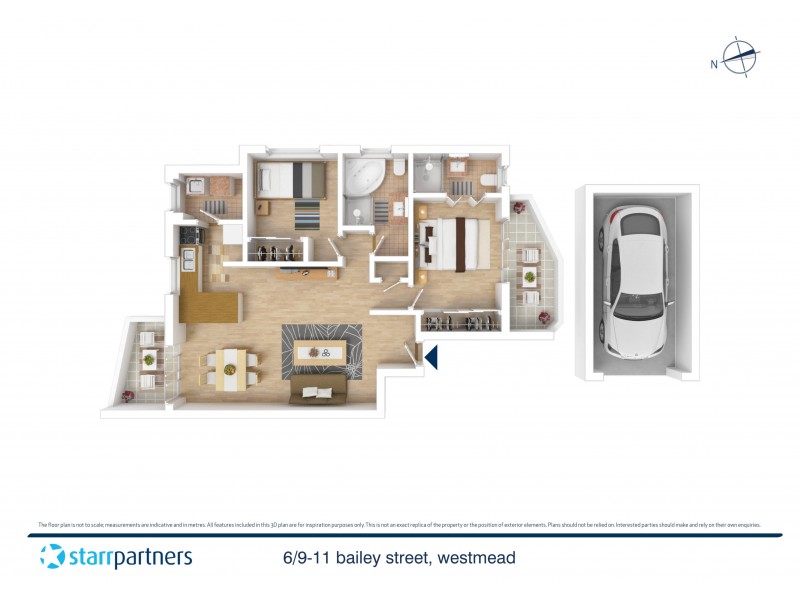 6/9-11 Bailey Street, Westmead NSW 2145 Floorplan