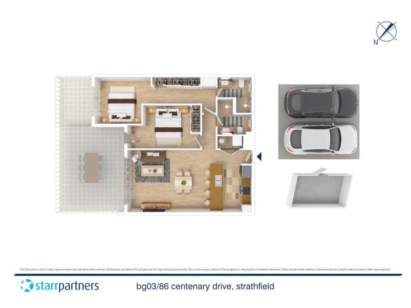 BG03/86 Centenary Drive, Strathfield NSW 2135 Floorplan