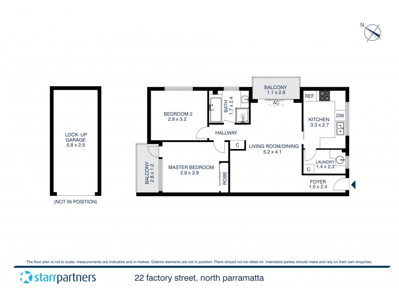 4/22 Factory Street, North Parramatta NSW 2151 Floorplan