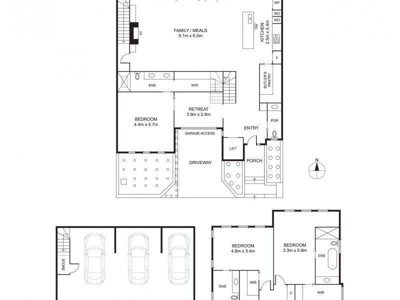 47 Howard Street, Glen Iris VIC 3146 Floorplan