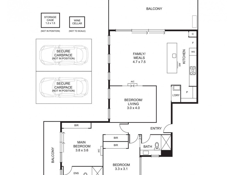 105/1789 Malvern Road, Glen Iris VIC 3146 Floorplan