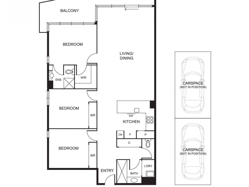 107/418 St Kilda Road, Melbourne VIC 3004 Floorplan