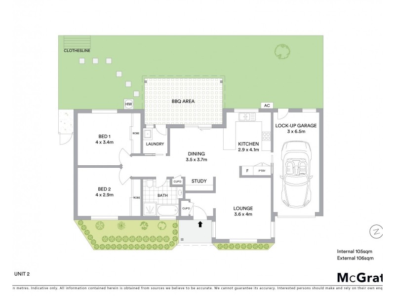 2/159a Market Street, Mudgee NSW 2850 Floorplan