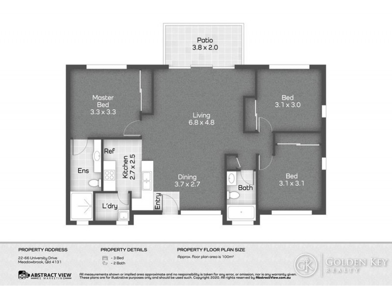 22 66 University Drive, Meadowbrook QLD 4131 Floorplan