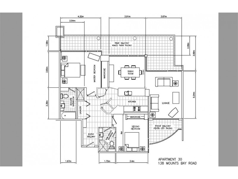 30/138 MOUNTS BAY ROAD, Perth WA 6000 Floorplan