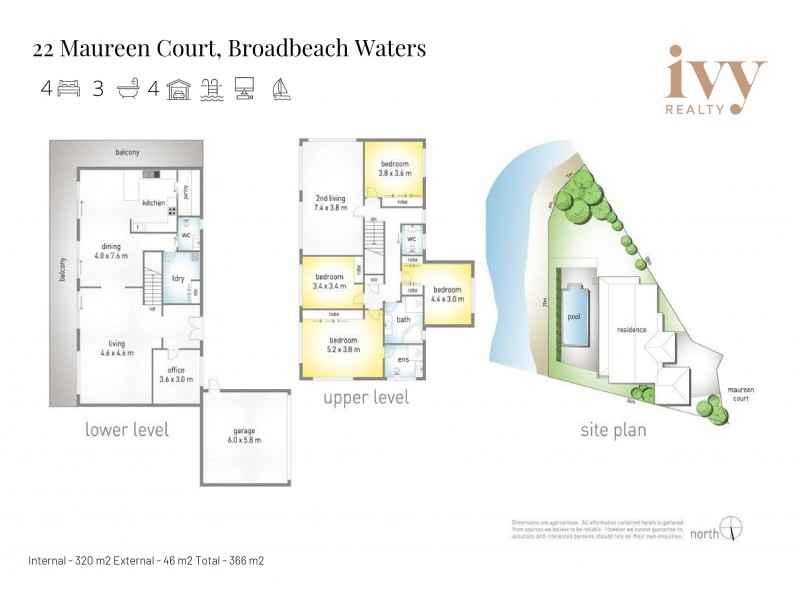 22 Maureen Court, Broadbeach Waters QLD 4218 Floorplan