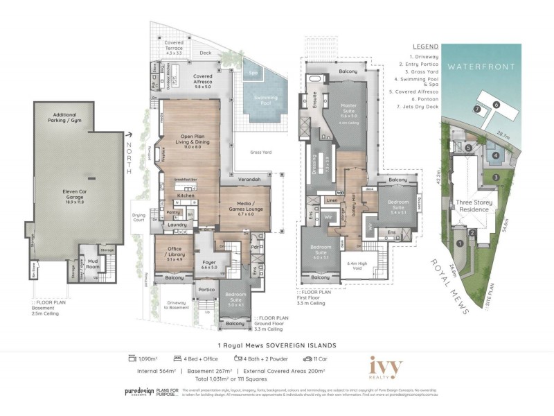1 Royal Mews, Sovereign Islands QLD 4216 Floorplan