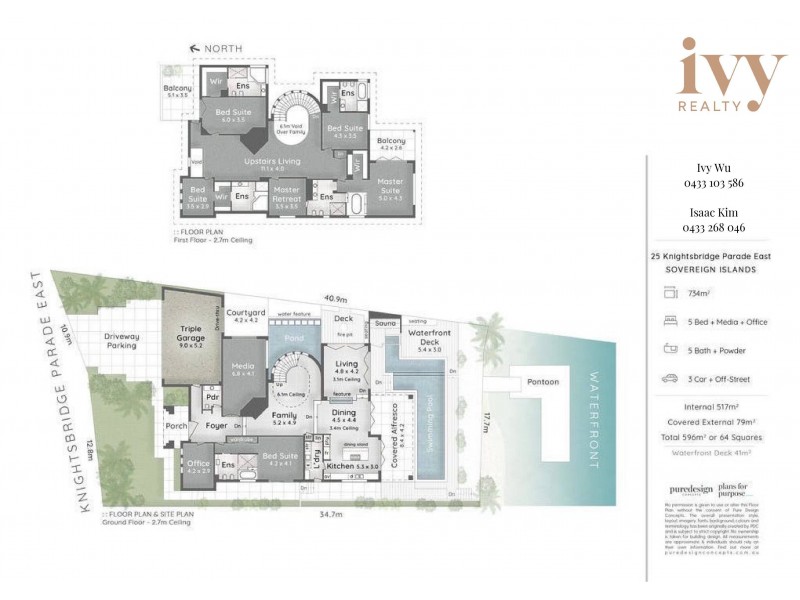 25 Knightsbridge Parade East, Sovereign Islands QLD 4216 Floorplan