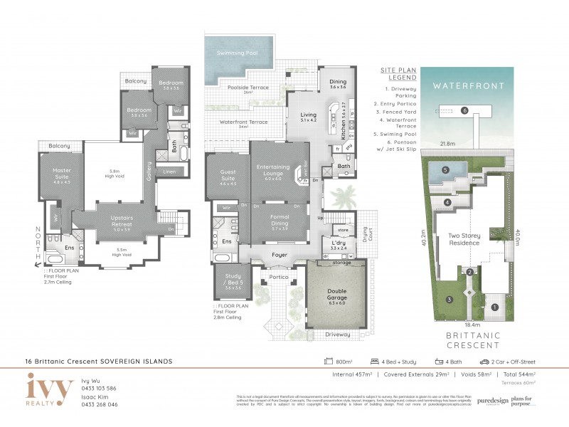16 Brittanic Crescent, Sovereign Islands QLD 4216 Floorplan