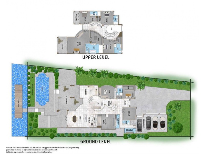 3113 Riverleigh Drive, Hope Island QLD 4212 Floorplan