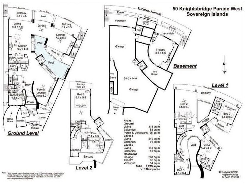 50 Knightsbridge Parade West, Sovereign Islands QLD 4216 Floorplan
