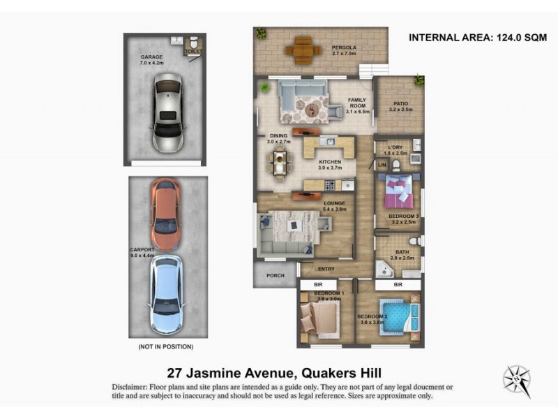 27 Jasmine Avenue, Quakers Hill NSW 2763 Floorplan