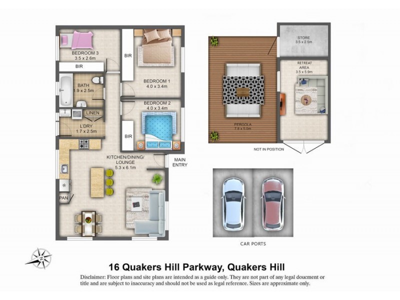 16 Quakers Hill Parkway, Quakers Hill NSW 2763 Floorplan