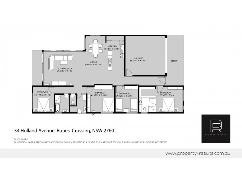 34 Holland Avenue, Ropes Crossing NSW 2760 Floorplan