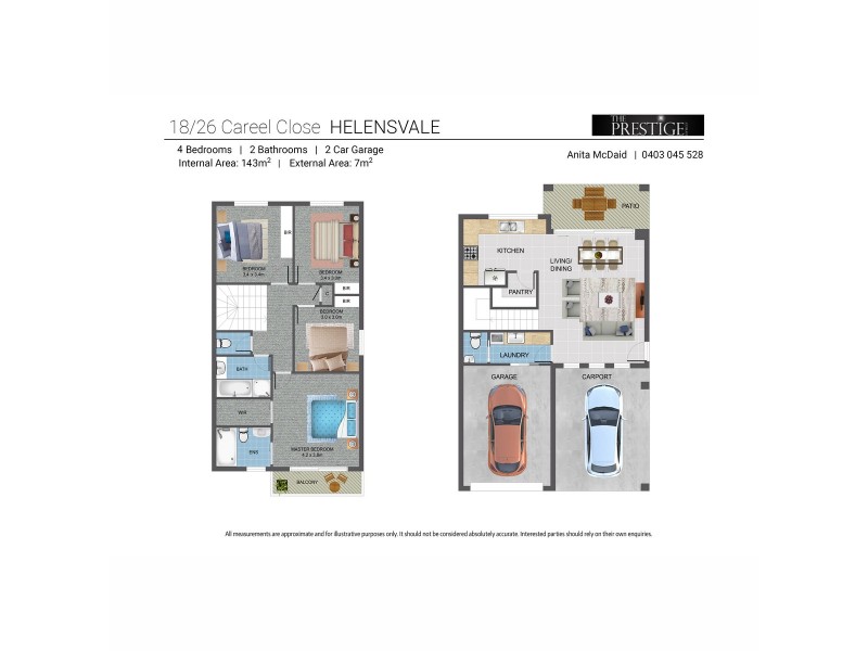 18/26 Careel Close, Helensvale QLD 4212 Floorplan