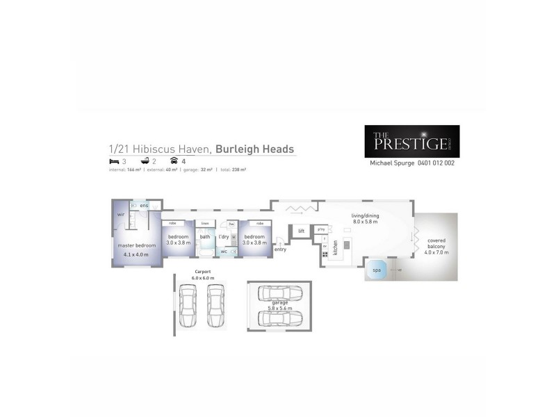 1/21 Hibiscus Haven, Burleigh Heads QLD 4220 Floorplan