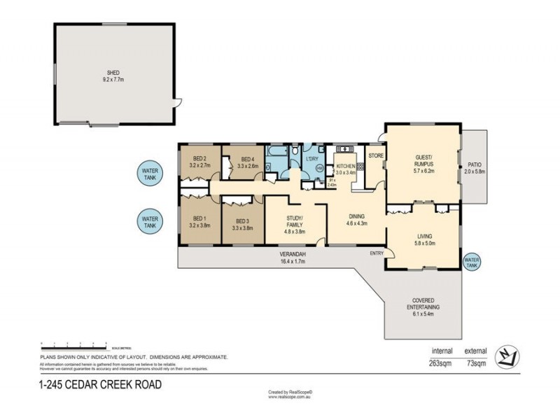 245 Cedar Creek Road, Cedar Creek QLD 4520 Floorplan