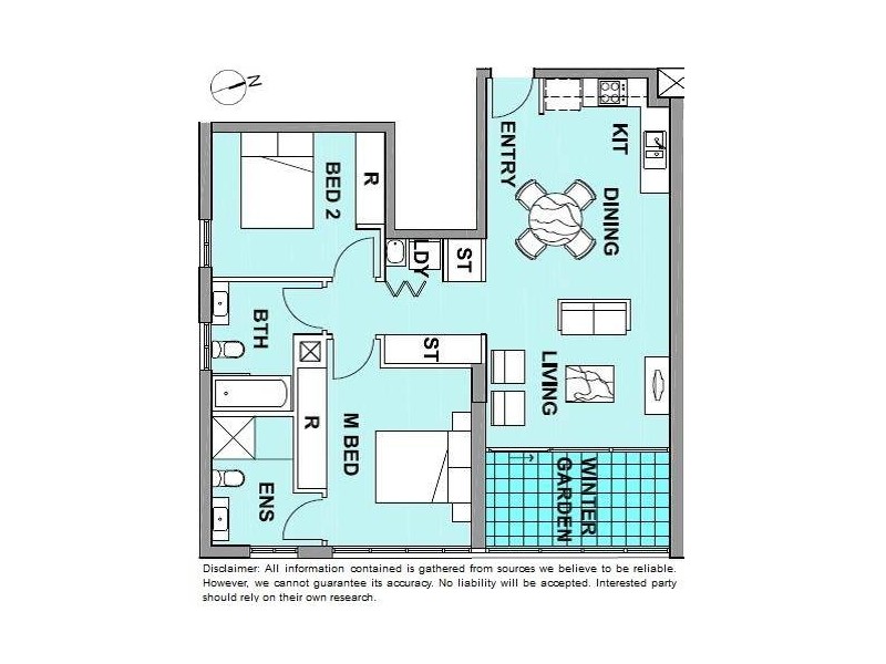 Level 5/506/101 Forest Road, Hurstville NSW 2220 Floorplan