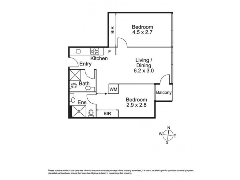 2106/27 Little Collins Street, Melbourne VIC 3000 Floorplan