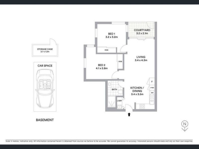 1C/168 Victoria Road, Northcote VIC 3070 Floorplan