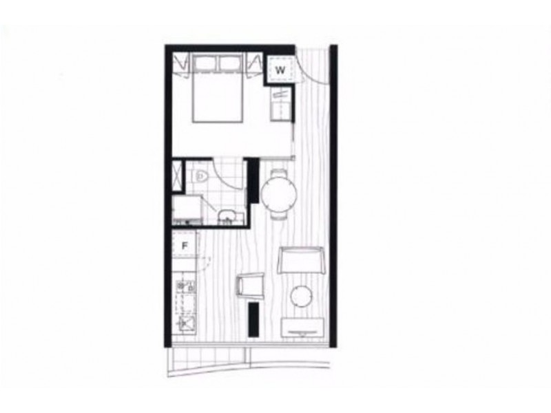 1611/27 Little Collins Street, Melbourne VIC 3000 Floorplan