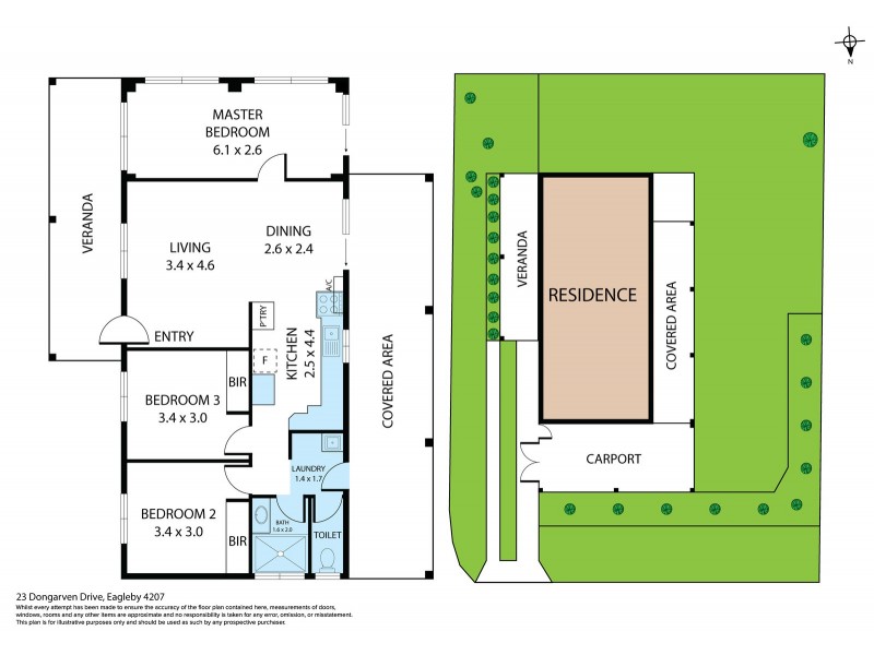 23 Dongarven Drive, Eagleby QLD 4207 Floorplan