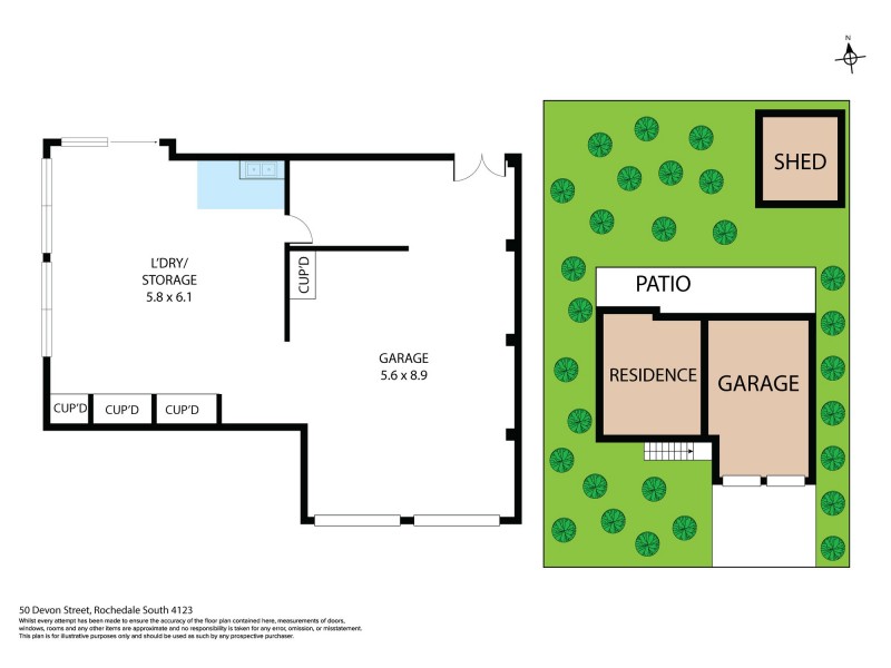 50 DEVON STREET, Rochedale South QLD 4123 Floorplan