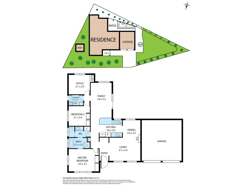 25 NARDIE STREET, Eight Mile Plains QLD 4113 Floorplan
