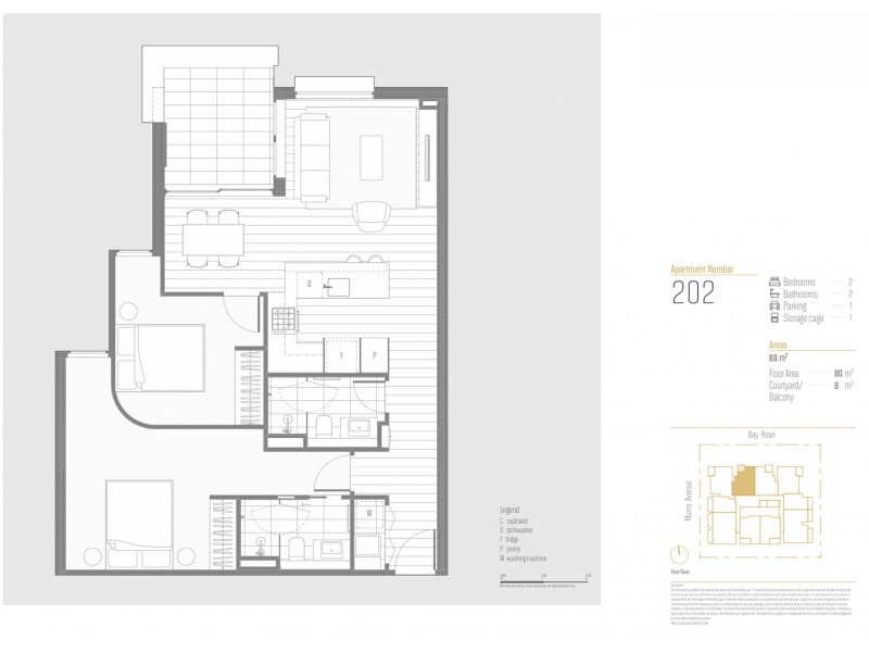 102/30 Munro Avenue, Cheltenham VIC 3192 Floorplan