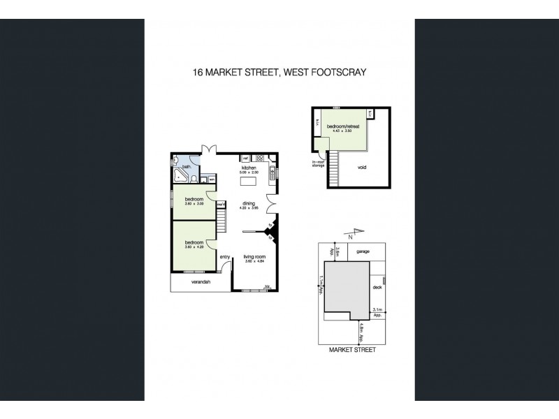 16 Market Street, West Footscray VIC 3012 Floorplan